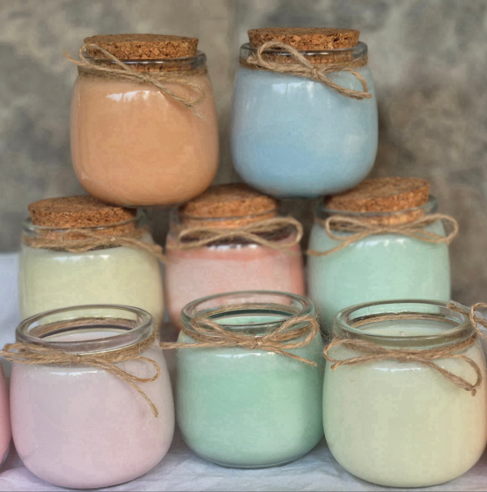Candle jar with lid 7oz