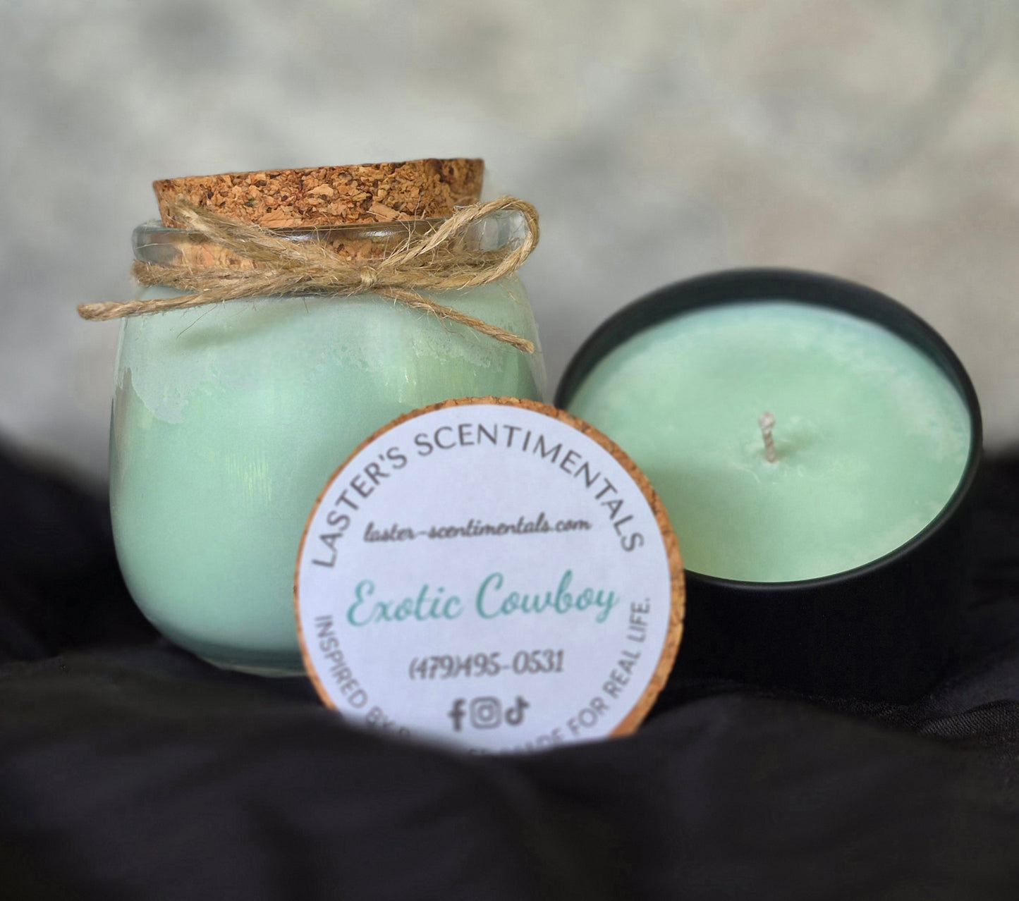 Candle jar with lid 7oz